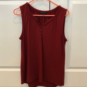 41 Hawthorn maroon sleeveless top